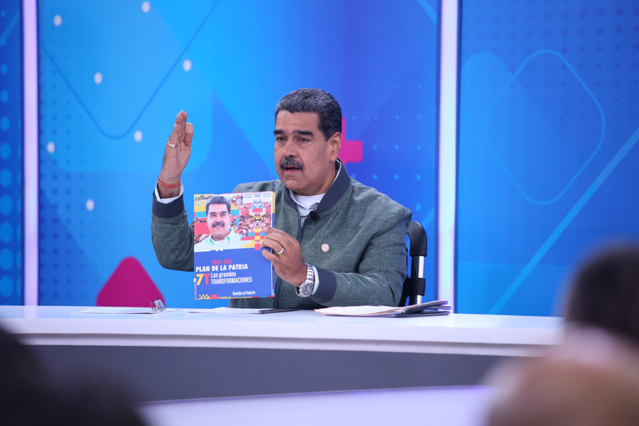 Durante el programa “Con Maduro +” el presidente Nicolás Maduro destacó el respaldo popular del Plan de la Patria 7T